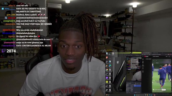 莱奥直播谈博尼法斯：他是我心爱的球员类型 我的小腿在迟缓康复