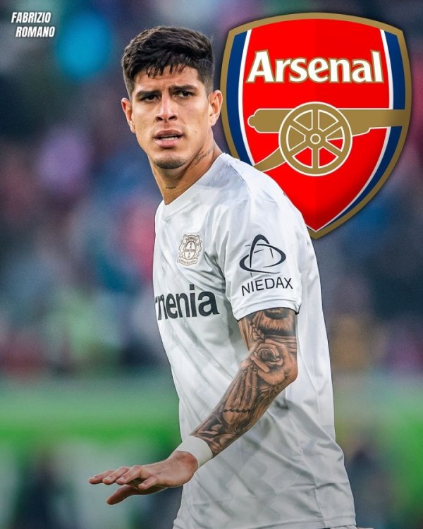 罗马诺：因卡皮耶与阿森纳达合同 枪手将租出+强制买断报价药厂