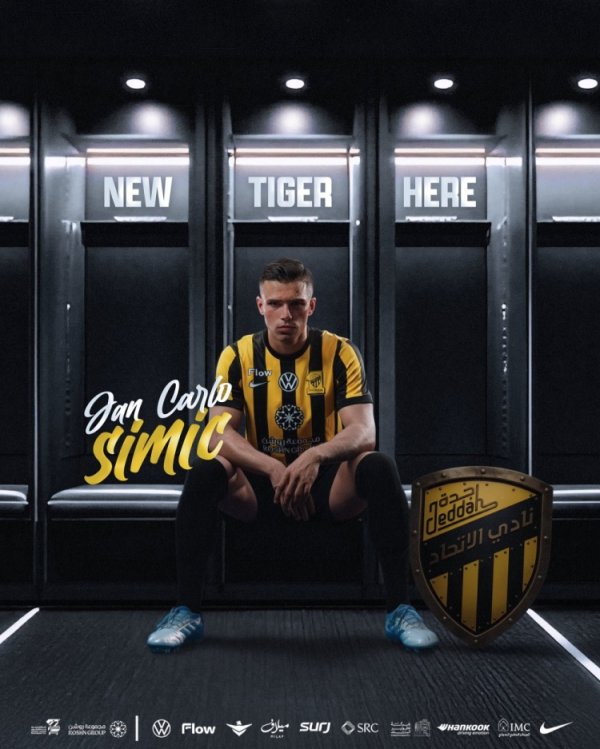 官方：吉达经营签下安德莱赫特后卫西米奇