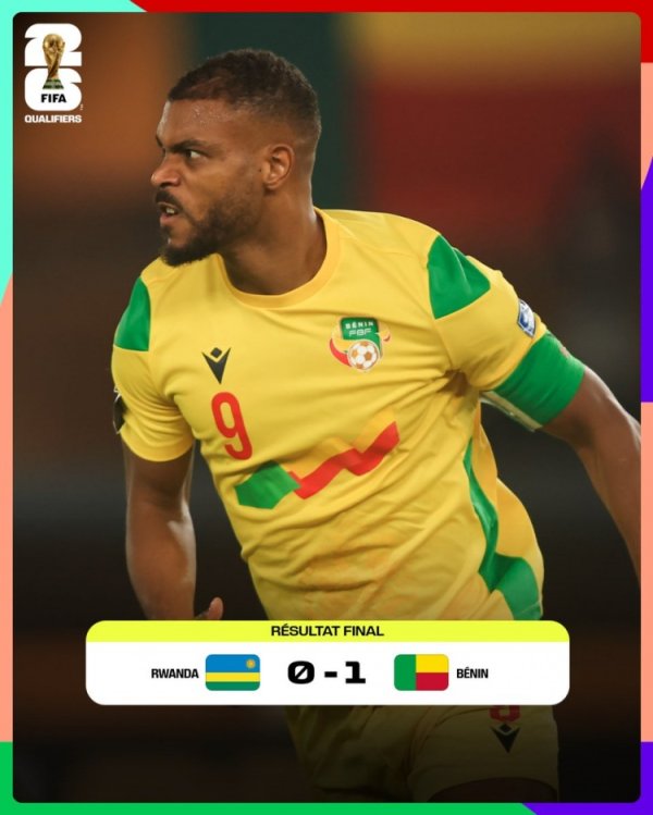 贝宁1-0打败卢旺达，下轮若投诚尼日利亚将历史初次晋级全国杯