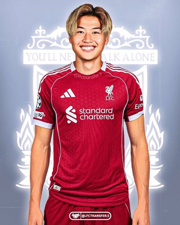 英媒：利物浦对日本U20队长市原吏音很感风趣风趣，可能在明夏签下他