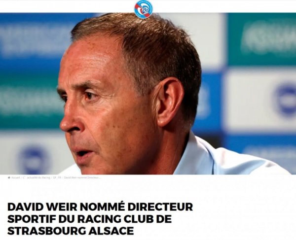 约便是去切尔西😂官方：前布莱顿总监大卫-威尔加入斯特拉斯堡