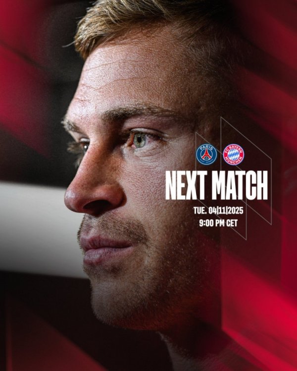 拜仁晒海报预热对阵巴黎：欧冠将迎来简直的重磅对决