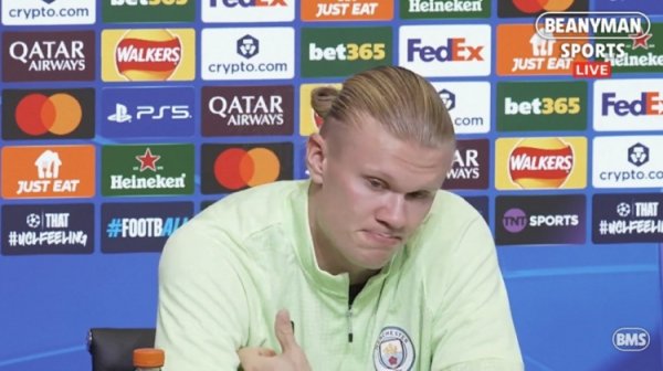 哈兰德：别拿我和梅罗比拟、没东谈主比得上 谢尔基有禀赋像德布劳内