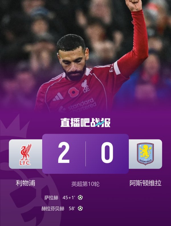 久违了！利物浦拆伙英超四连败，时隔10场终于再次零封敌手