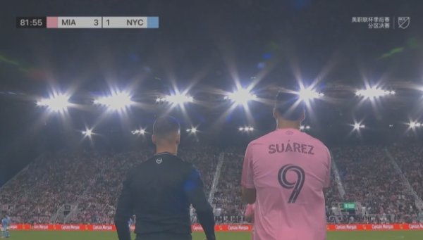 牙哥来了！苏亚雷斯第82分钟替补登场，换下西尔维蒂